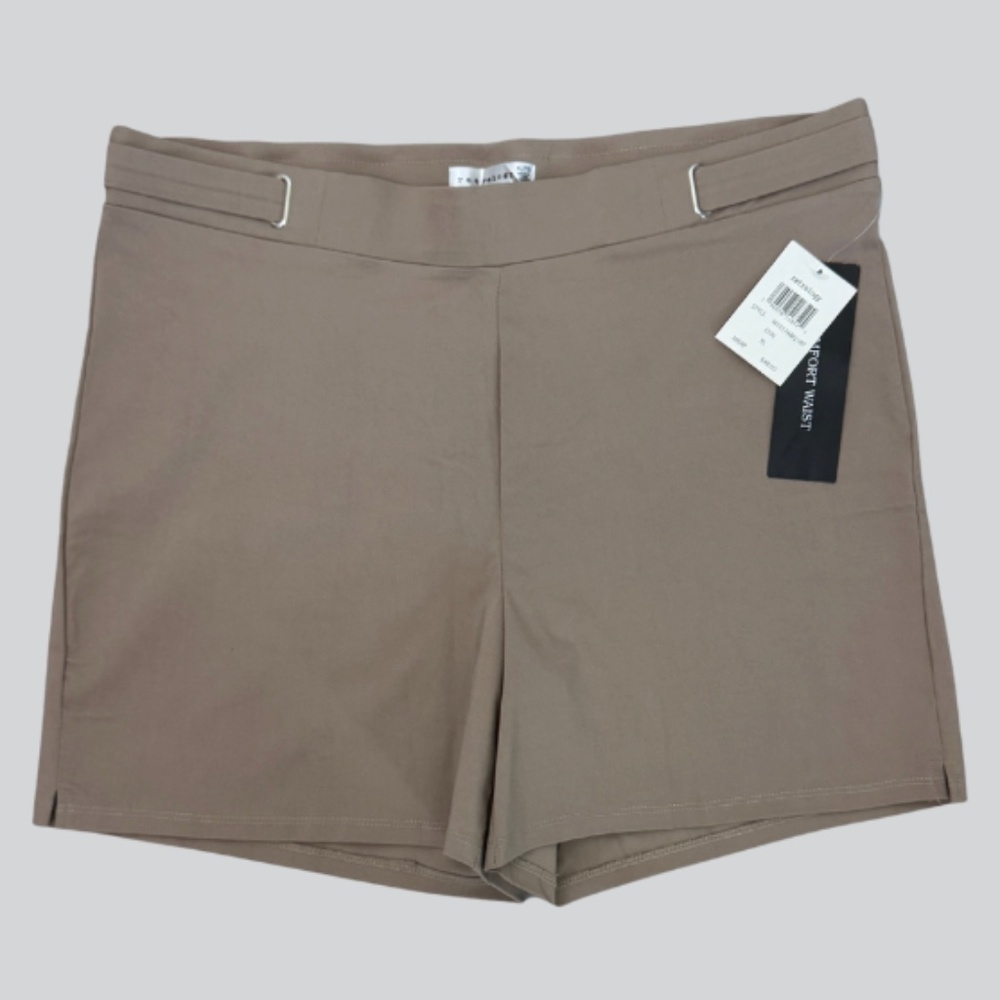 NWT Retrology Tan Elastic High Waist Shorts